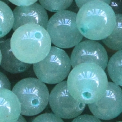 Aventurin (Grün): Kugel 8 mm (glatt) - 10 Stück