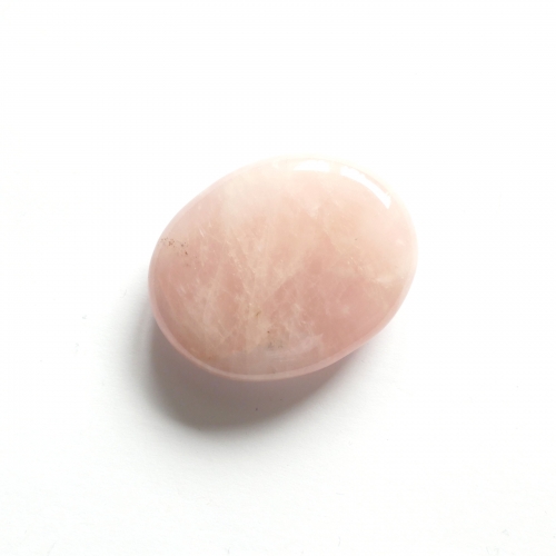 Scheibenstein aus Rosenquarz (~4 cm)